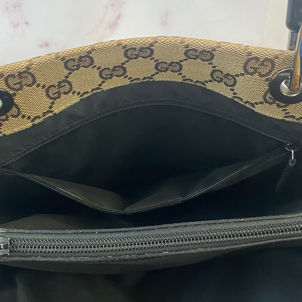 GUC Gucci Canvas Tote - Picture 7 of 8